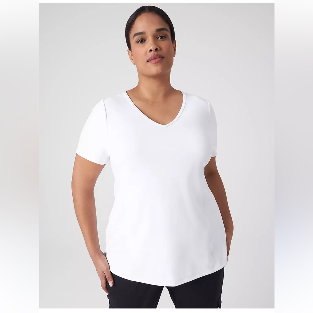 No Boundaries Fitted White Short Sleeve T-Shirt